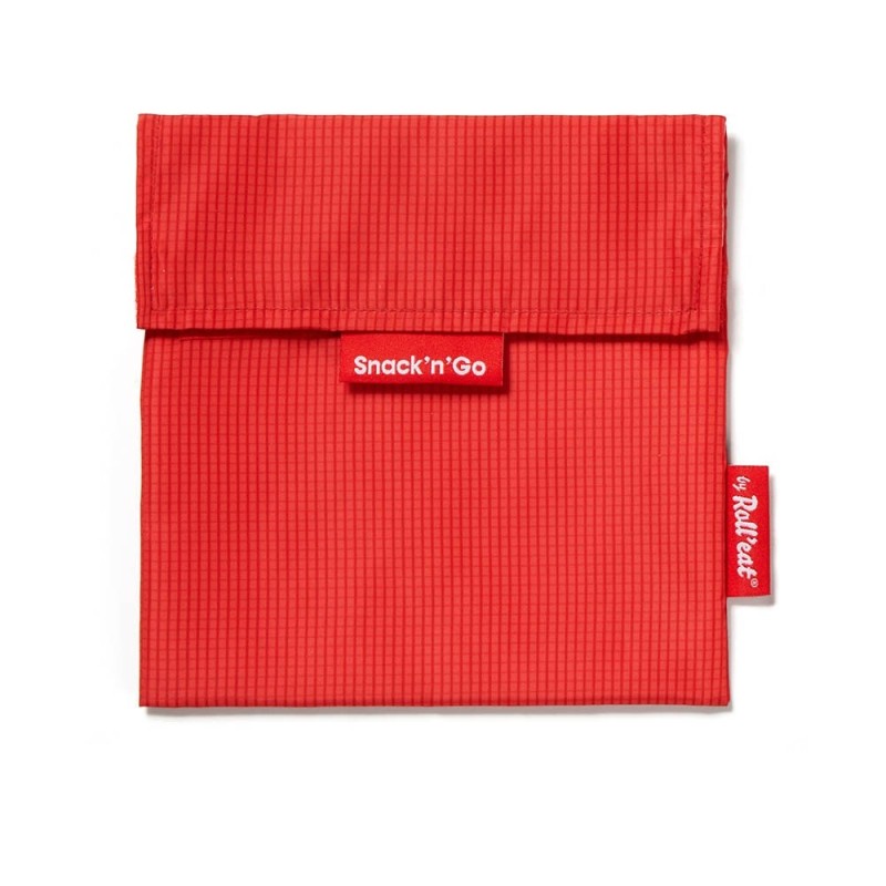 ΤΣΑΝΤΑ ΣΝΑΚ ΕΠΑΝΑΧΡΗΣΙΜΟΠΟΙΟΥΜΕΝΗ 18X18CM (ROLL' EAT) - SNACK'N GO ACTIVE RED