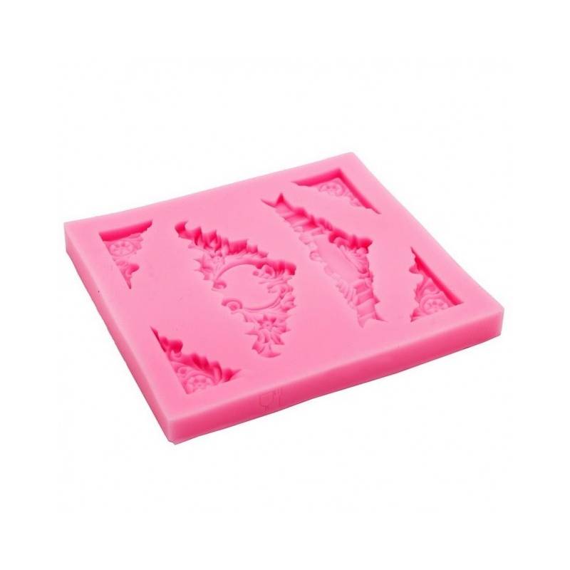 ΚΑΛΟΥΠΙ ΣΙΛΙΚΟΝΗΣ 9,3X10,6X0,9CM VINTAGE CORNERS