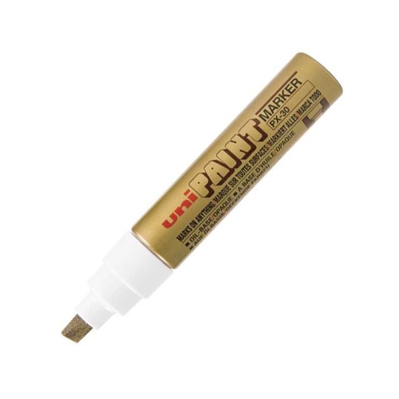 ΜΑΡΚΑΔΟΡΟΣ UNI PAINT 4.0-8.5MM ΠΛΑΚΕ PX-30 - GOLD