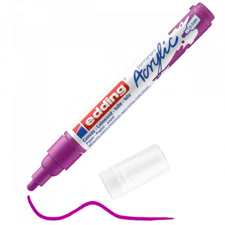 ΜΑΡΚΑΔΟΡΟΣ EDDING 5100 ACRYLIC 2-3MM - BERRY