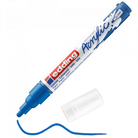 ΜΑΡΚΑΔΟΡΟΣ EDDING 5100 ACRYLIC 2-3MM - GENTIAN BLUE