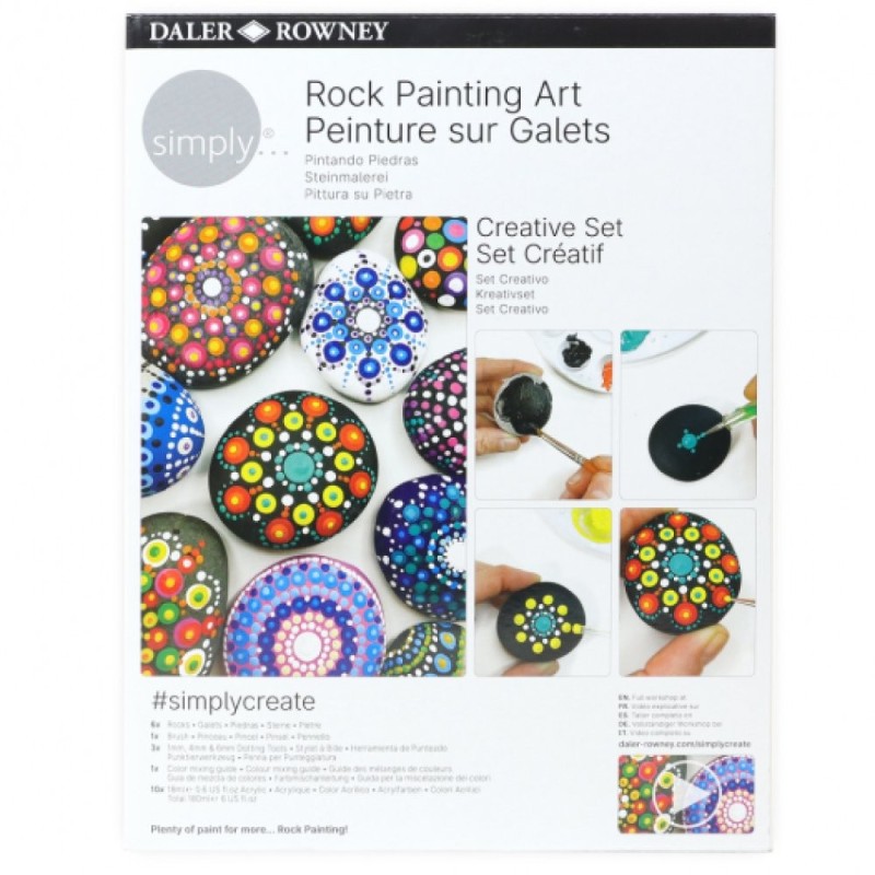 ΣΕΤ ΖΩΓΡΑΦΙΚΗΣ DALER ROWNEY SIMPLY - ACRYLIC ROCK PAINTING ART