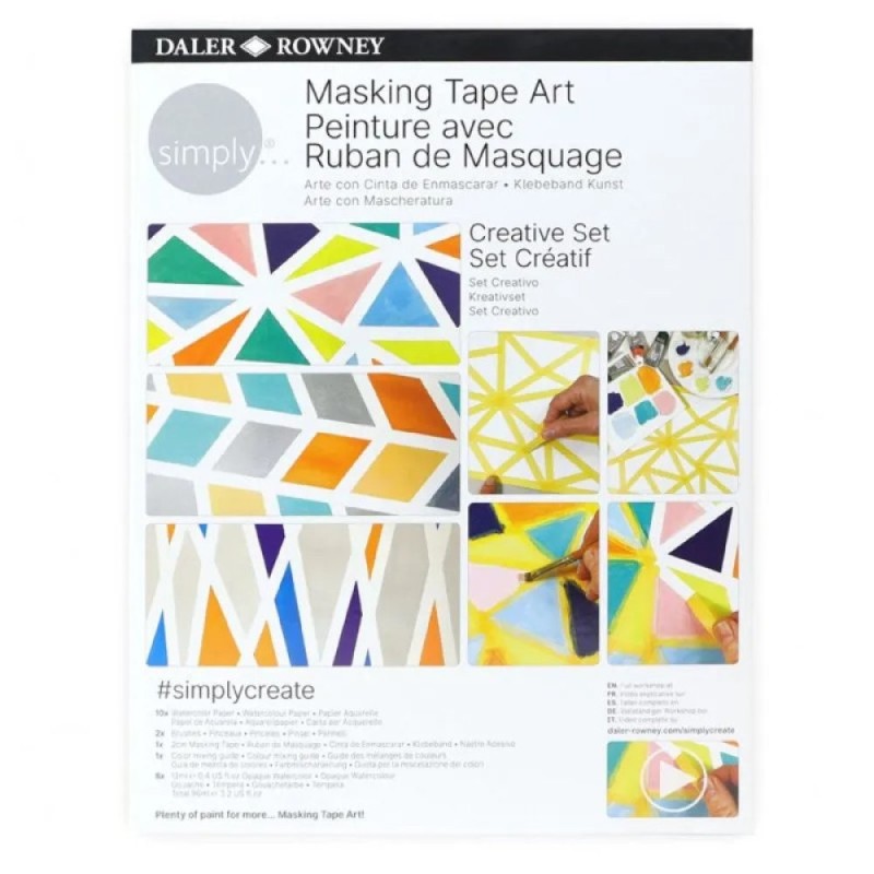 ΣΕΤ ΖΩΓΡΑΦΙΚΗΣ DALER ROWNEY SIMPLY - MASKING TAPE ART
