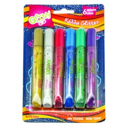 ΚΟΛΛΑ GLITTER GROOVY 10ML 6 ΧΡΩΜΑΤΑ