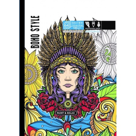 ΜΠΛΟΚ ΖΩΓΡΑΦΙΚΗΣ ANTISTRESS COLORING BOOK - BOHO STYLE