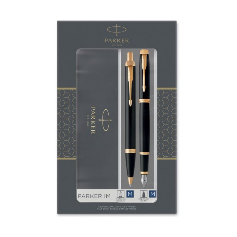 PARKER - ΣΕΤ ΔΩΡΟΥ ΠΕΝΑ + ΣΤΥΛΟ BALLPEN IM DUO LQ BLACK GT