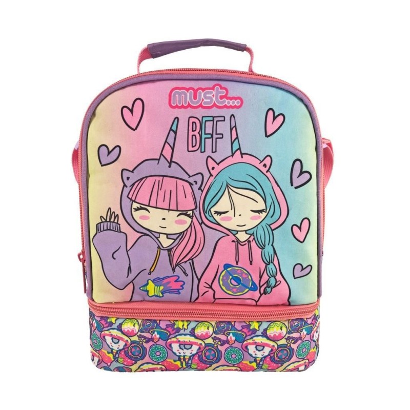 ΤΣΑΝΤΑ ΦΑΓΗΤΟΥ ΙΣΟΘΕΡΜΙΚΗ MUST YUMMY 24X12X20CM - BEST FRIENDS FOREVER