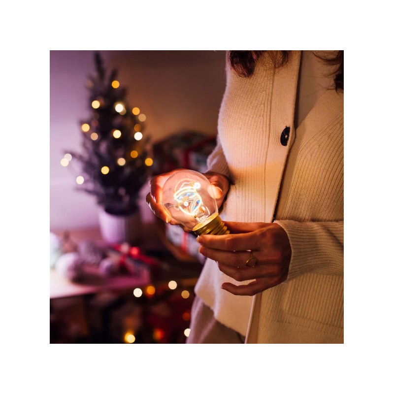 ΧΡΙΣΤΟΥΓΕΝΝΙΑΤΙΚΗ ΛΑΜΠΑ LEGAMI - LIGHTBULB-SHAPED TABLE LAMP - BULB FICTION SANTA CLAUS