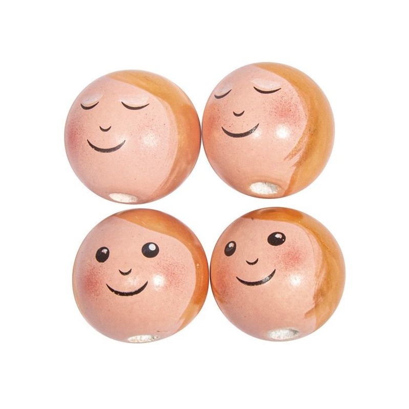 ΞΥΛΙΝΕΣ ΧΑΝΤΡΕΣ ΚΕΦΑΛΙ 23ΜΜ ΣΕΤ 4ΤΕΜ