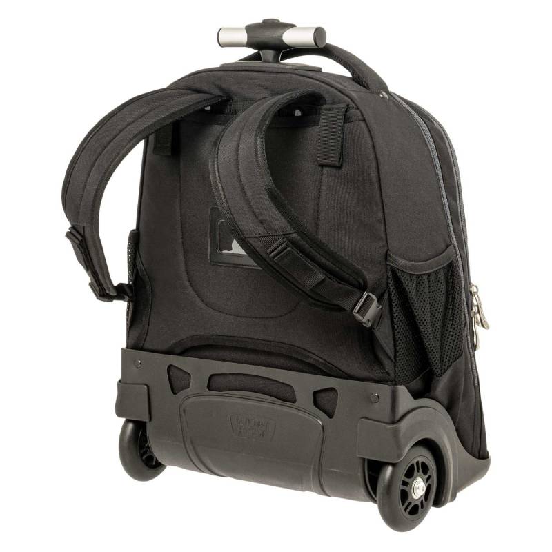 POLO TROLLEY CART ΣΧΟΛΙΚΗ ΤΣΑΝΤΑ ΤΡΟΛΕΪ ΔΗΜΟΤΙΚΟΥ ΜΑΥΡΗ ΜΕ ΘΗΚΗ ΓΙΑ ΠΑΓΟΥΡΙ 30LT 45Χ36Χ24CM