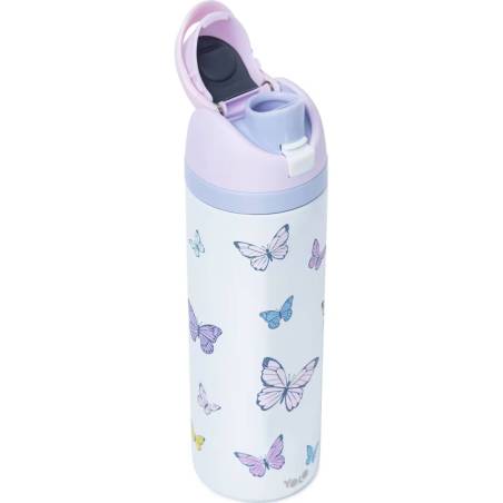 ΑΝΟΞΕΙΔΩΤΟ ΜΕΤΑΛΛΙΚΟ ΘΕΡΜΟΣ 700ML BUTTERFLIES