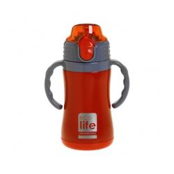 ECOLIFE ΑΝΟΞΕΙΔΩΤΟ ΘΕΡΜΟΣ KIDS 300ML - ΚΟΚΚΙΝΟ