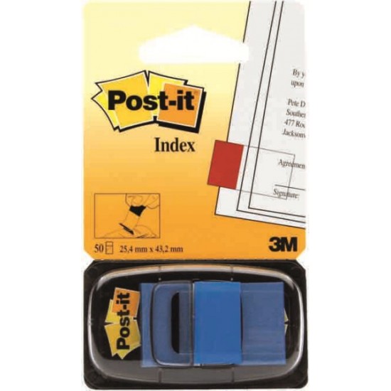 ΣΕΛΙΔΟΔΕΙΚΤΗΣ POST-IT  - ΜΠΛΕ (25,4MMX42,2MM) 50 ΤΕΜ