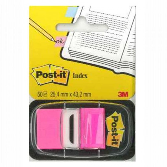 ΣΕΛΙΔΟΔΕΙΚΤΗΣ POST-IT  - ΦΟΥΞ (25,4MMX42,2MM) 50 ΤΕΜ