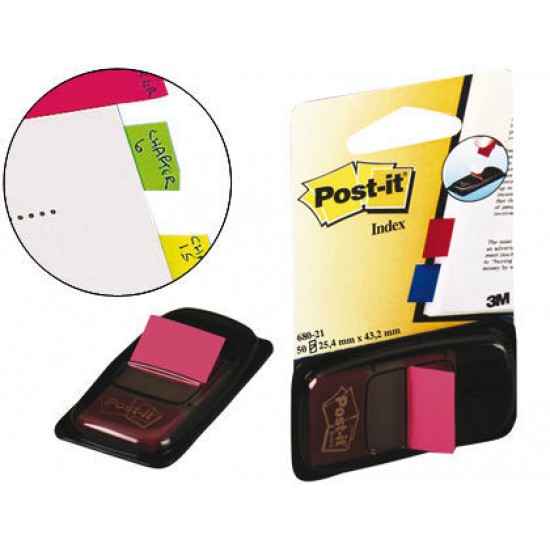 ΣΕΛΙΔΟΔΕΙΚΤΗΣ POST-IT  - ΦΟΥΞ (25,4MMX42,2MM) 50 ΤΕΜ