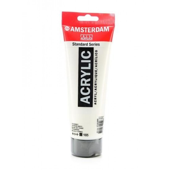 ΑΚΡΥΛΙΚΟ AMSTERDAM 250ML No 105 TITANIUM WHITE