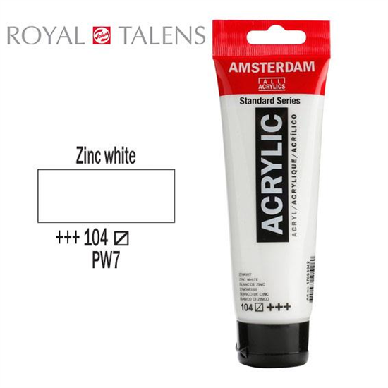 ΑΚΡΥΛΙΚΟ AMSTERDAM 120ML No 104 ZINC WHITE