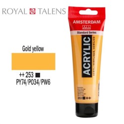 ΑΚΡΥΛΙΚΟ AMSTERDAM 120ML No 253 GOLD YELLOW