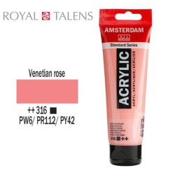 ΑΚΡΥΛΙΚΟ AMSTERDAM 120ML No 316 VENETIAN ROSE