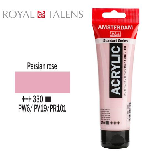 ΑΚΡΥΛΙΚΟ AMSTERDAM 120ML No 330 PERSIAN ROSE 