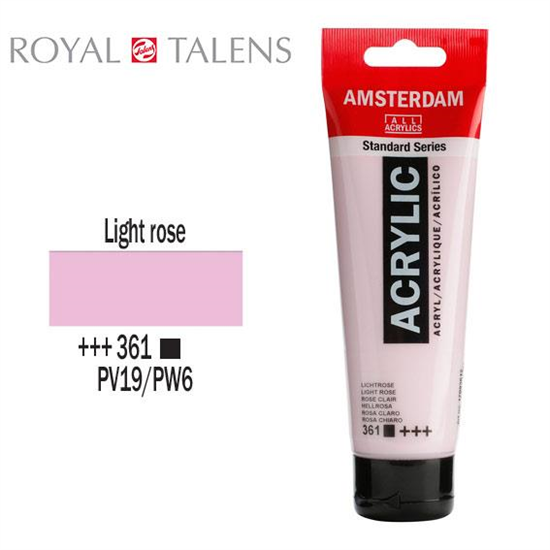 ΑΚΡΥΛΙΚΟ AMSTERDAM 120ML No 361 LIGHT ROSE