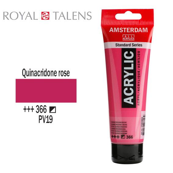 ΑΚΡΥΛΙΚΟ AMSTERDAM 120ML No 366 QUINACRIDONE ROSE