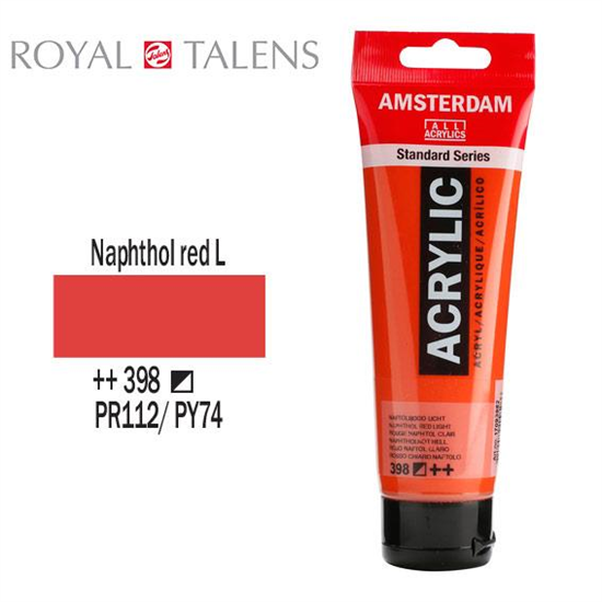 ΑΚΡΥΛΙΚΟ AMSTERDAM 120ML No 398 NAPHTHON RED LIGHT