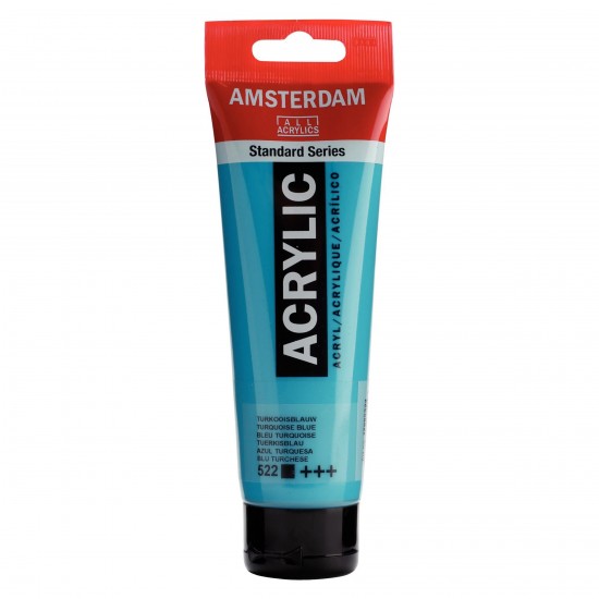 ΑΚΡΥΛΙΚΟ AMSTERDAM 20ML No 522 TURQUOISE BLUE