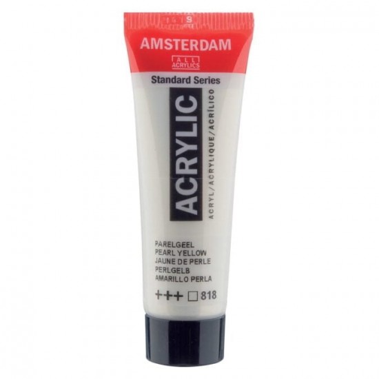 ΑΚΡΥΛΙΚΟ AMSTERDAM 20ML No 818 PEARL YELLOW