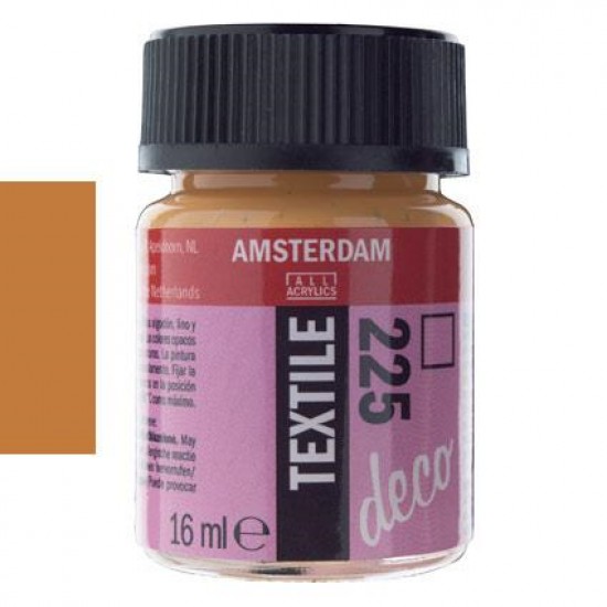 ΧΡΩΜΑ ΓΙΑ ΥΦΑΣΜΑ AMSTERDAM TEXTILE 16ML N. 225 HONEY