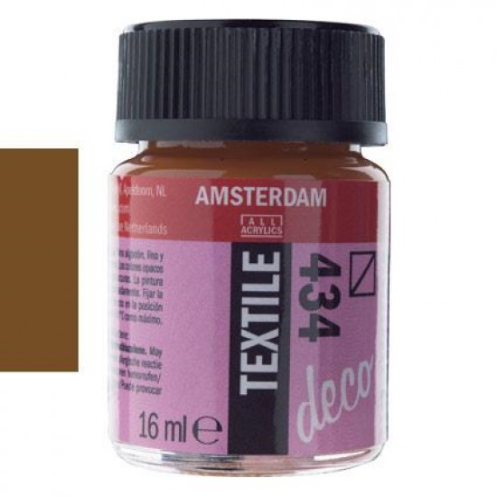 ΧΡΩΜΑ ΓΙΑ ΥΦΑΣΜΑ AMSTERDAM TEXTILE 16ML N. 434 SIENNA