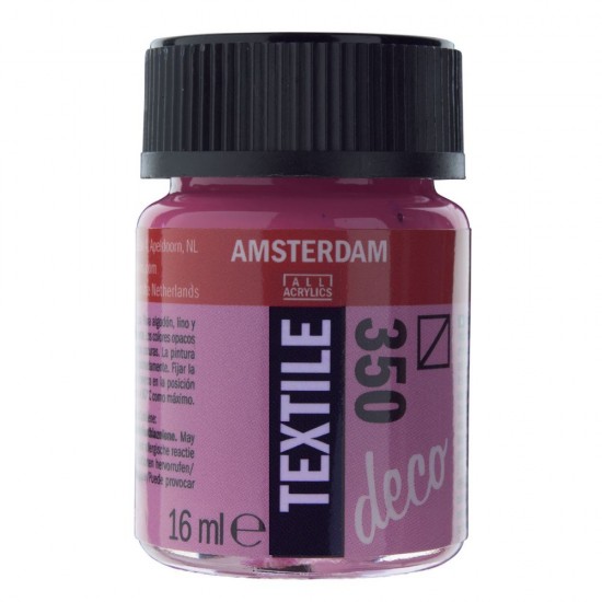 ΧΡΩΜΑ ΓΙΑ ΥΦΑΣΜΑ AMSTERDAM TEXTILE 16ML N. 350 FUCHSIA