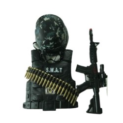 ΣΕΤ ΑΣΤΥΝΟΜΙΚΟΥ ΕΙΔΙΚΩΝ ΔΥΝΑΜΕΩΝ ΜΕ ΌΠΛΟ ΚΑΙ ΑΞΕΣΟΥΑΡ 5ΤΜΧ 50X33X16CM Σ18
