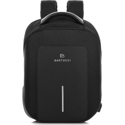 ΣΑΚΙΔΙΟ ΠΛΑΤΗΣ ΑΝΔΡΙΚΟ ΥΦΑΣΜΑΤΙΝΟ - ΜΑΥΡΟ BARTUGGI 44X29X17CM