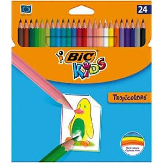 ΞΥΛΟΜΠΟΓΙΕΣ BIC KIDS TROPICOLORS 24ΤΜΧ