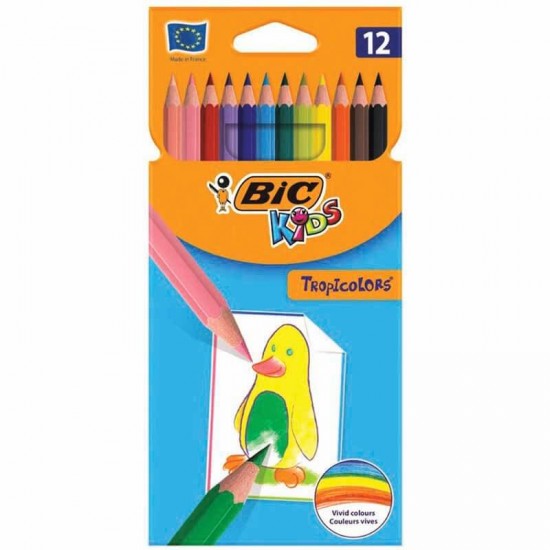 ΞΥΛΟΜΠΟΓΙΕΣ BIC KIDS TROPICOLORS 12ΤΜΧ