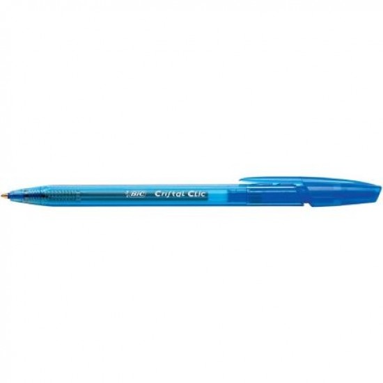 ΣΤΥΛΟ BIC CRISTAL CLIC 1.0MM ΜΠΛΕ