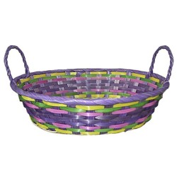 ΚΑΛΑΘΙ ΜΠΑΜΠΟΥ ΠΟΛΥΧΡΩΜΟ ΟΒΑΛ