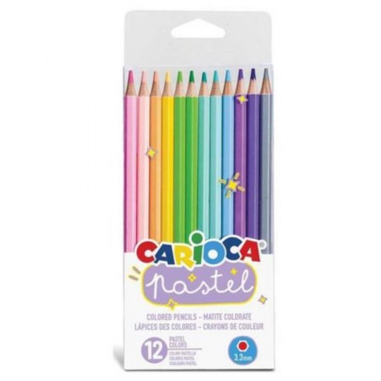 ΞΥΛΟΜΠΟΓΙΕΣ CARIOCA PASTEL 12ΤΕΜ.