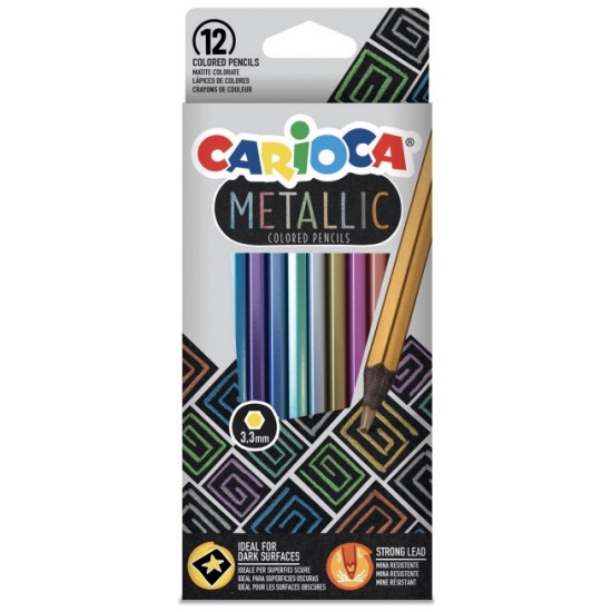 ΞΥΛΟΜΠΟΓΙΕΣ METALLIC CARIOCA 12ΤΜΧ