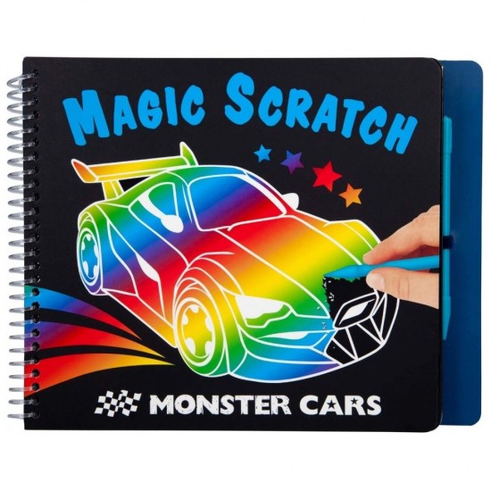 MAGIC SCRATCH "MONSTER CARS"