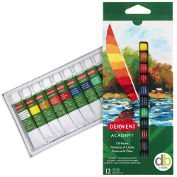DERWENT ACADEMY ΛΑΔΟΜΠΟΓΙΑ ΜΕ 12 ΧΡΩΜΑΤΑ