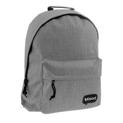 ΣΑΚΙΔΙΟ ΠΛΑΤΗΣ MOOD SIGMA ΓΚΡΙ ΑΝΟΙΧΤΟ 40X30X15CM