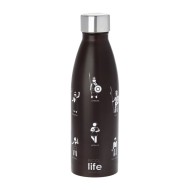 ECOLIFE ΜΕΤΑΛΛΙΚΟ ΜΠΟΥΚΑΛΙ ΘΕΡΜΟΣ 500ML ΟΛΥΜΠΙΟΙ ΘΕΟΙ - THE GREEK COLLECTION