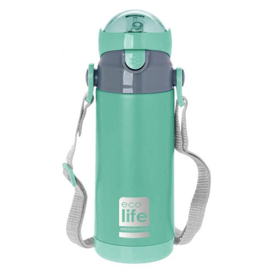 ECOLIFE ΑΝΟΞΕΙΔΩΤΟ ΘΕΡΜΟΣ ΓΙΑ ΠΑΙΔΙΑ 400ML - ΜΕΝΤΑ