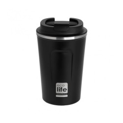 ECOLIFE ΑΝΟΞΕΙΔΩΤΟ ΘΕΡΜΟΣ 370ML ΣΚΟΥΡΟ ΓΚΡΙ