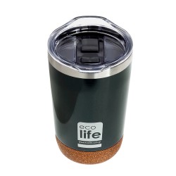ECOLIFE COFFEE CUP ΠΟΤΗΡΙ ΘΕΡΜΟΣ DARK GREEN 370ML