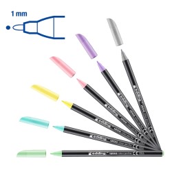 ΜΑΡΚΑΔΟΡΟΙ EDDING 1200/6S PASTEL FINE 1MM ΜΑΡΚΑΔΟΡΟΙ EDDING 1200/6S PASTEL FINE 1MM