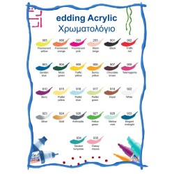ΜΑΡΚΑΔΟΡΟΣ EDDING 5100 ACRYLIC 2-3MM - ANTHRACITE ΜΑΡΚΑΔΟΡΟΣ EDDING 5100 ACRYLIC 2-3MM - ANTHRACITE