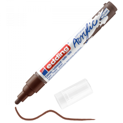 ΜΑΡΚΑΔΟΡΟΣ EDDING 5100 ACRYLIC 2-3MM - CHOCOLATE BROWN ΜΑΡΚΑΔΟΡΟΣ EDDING 5100 ACRYLIC 2-3MM - CHOCOLATE BROWN